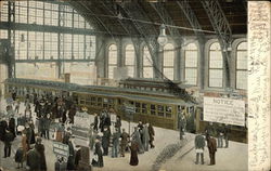 Sullivan Square Elevated Terminal Station Postcard