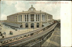 South Union Station, Dewey Square Postcard