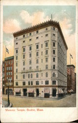 Masonic Temple Postcard