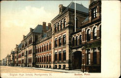 English High School, Montgomery Street Postcard