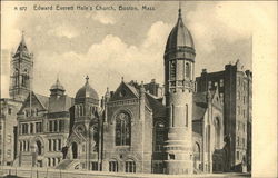 Edward Everett Hale's Church Postcard