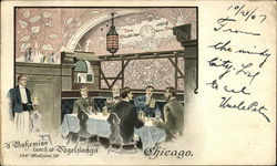 Bohemian Lunch At Vogelsang's Chicago, IL Postcard Postcard Postcard