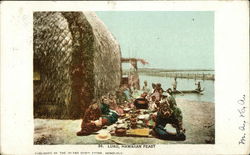 Luau, Hawaiian Feast Postcard