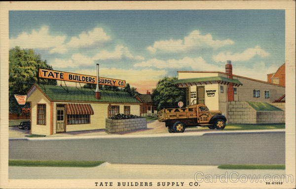 Office and Entrance of the Tate Builders Supply Co Covington Kentucky