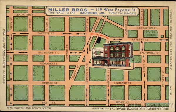 Miller Bros Baltimore Maryland