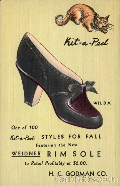 Kit-a-Ped Shoes Advertising