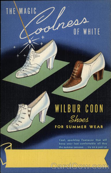 Wilbur Coon Shoes for Summer Wear Advertising