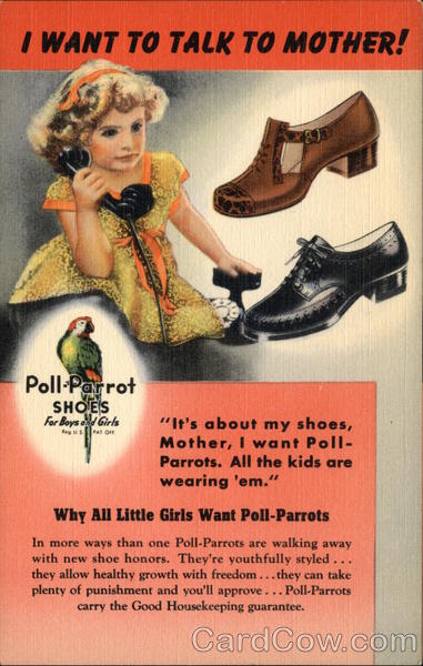 Poll-Parrot Shoes Advertising