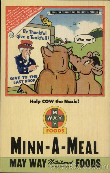 Rare Minn-A-Meal May Way Foods Ad Advertising