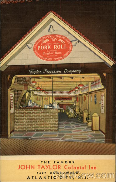 The Famous John Taylor Colonial Inn Atlantic City New Jersey