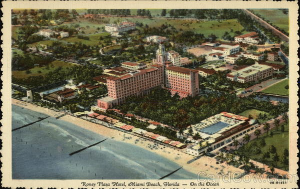 Roney Plaza Hotel Miami Beach Florida