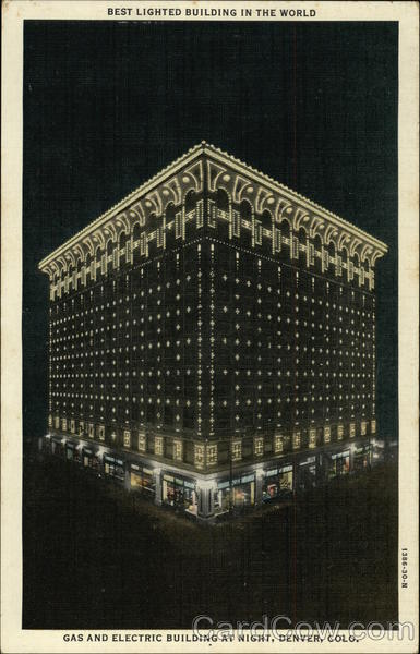 Best Lighted Building in the World Denver Colorado