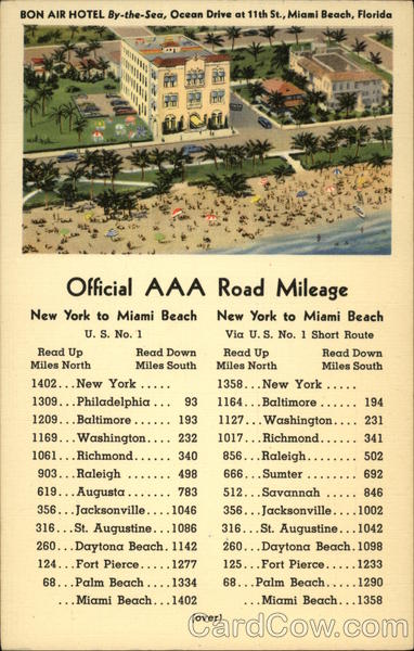 Bon Air Hotel By-the-Sea Miami Beach Florida