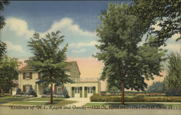 Residence of H.L. Kagan and Family Oak Park Illinois