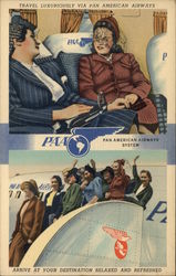 Pan American Airways System Postcard