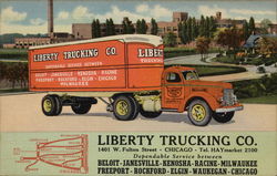 Liberty Trucking Co Postcard