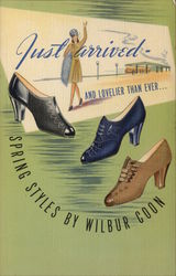 Wilbur Coon Arch Fitter Shoes Postcard
