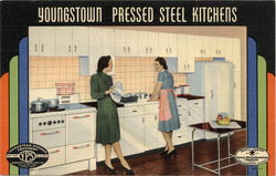 Youngstown Pressed Steel Kitchens Postcard