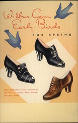 Shoe Advertising: Wilbur Coon Early Birds for Sprin Postcard