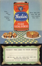 Heekin's Pure Baking Powder Postcard