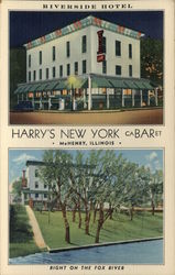 Riverside Hotel - Harry's New York Cabaret Postcard