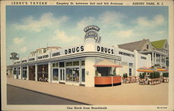 Jerry's Tavern - One Block From Boardwalk Postcard
