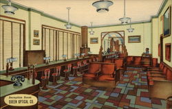 Reception Room Queen Optical Co Postcard
