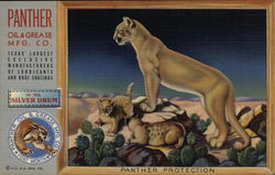 Panther Oil & Grease Mfg. Co. - "Panther Protection" Postcard
