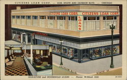 Citizens Loan Corporation Chicago, IL Postcard Postcard