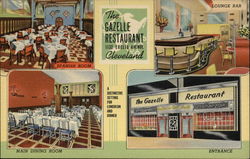 The Gazelle Restaurant and Lounge Bar Cleveland, OH Postcard Postcard