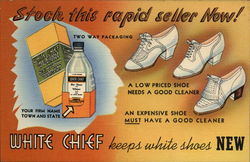 Stock This Rapid Seller Now! White Chief Keeps White Shoes New Louisville, KY Postcard Postcard