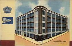 Home of Crown-Headlight Postcard