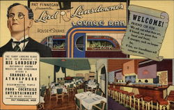 Lord Lansdowne's Lounge Bar Springfield, OH Postcard Postcard