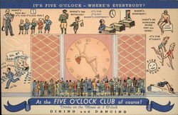 Five O'Clock Club Miami, FL Postcard Postcard