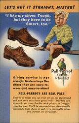 Poll-Parrot Shoes Advertising Postcard Postcard
