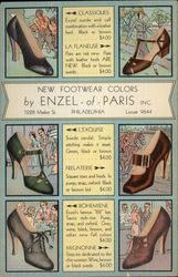 Enzel-of-Paris Shoes Postcard