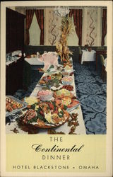The Continental Dinner, Hotel Blackstone Postcard