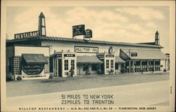 Hilltop Restaurant Flemington, NJ Postcard Postcard