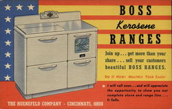 BOSS Kerosene Ranges Postcard