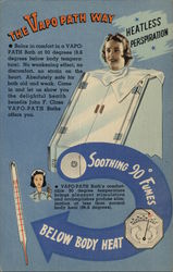 Vapo-Path Bath Postcard