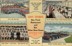Capt. Starn's Sea Food Restaurant and Bar Postcard