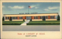 Butler Paper Company - Home of Library of Ideas Postcard
