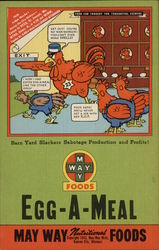 Rare Egg-A-Meal May Way Nutritional Foods Kansas City, MO Postcard Postcard