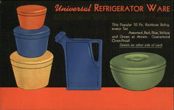Universal Refrigerator Ware Postcard