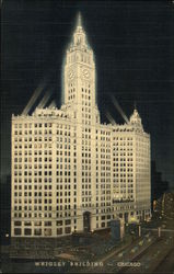 Wrigley Building Chicago, IL Postcard Postcard