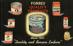Forbes Coffee, Tea, Spices Postcard