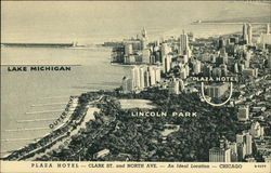 Plaza Hotel Chicago, IL Postcard Postcard
