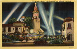 Fox Carthay Circle Theatre Los Angeles, CA Postcard Postcard