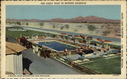 Hotel Last Frontier Postcard