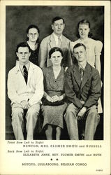 Missionaries: Newton, Mrs. Plumer Smith and Russell Postcard